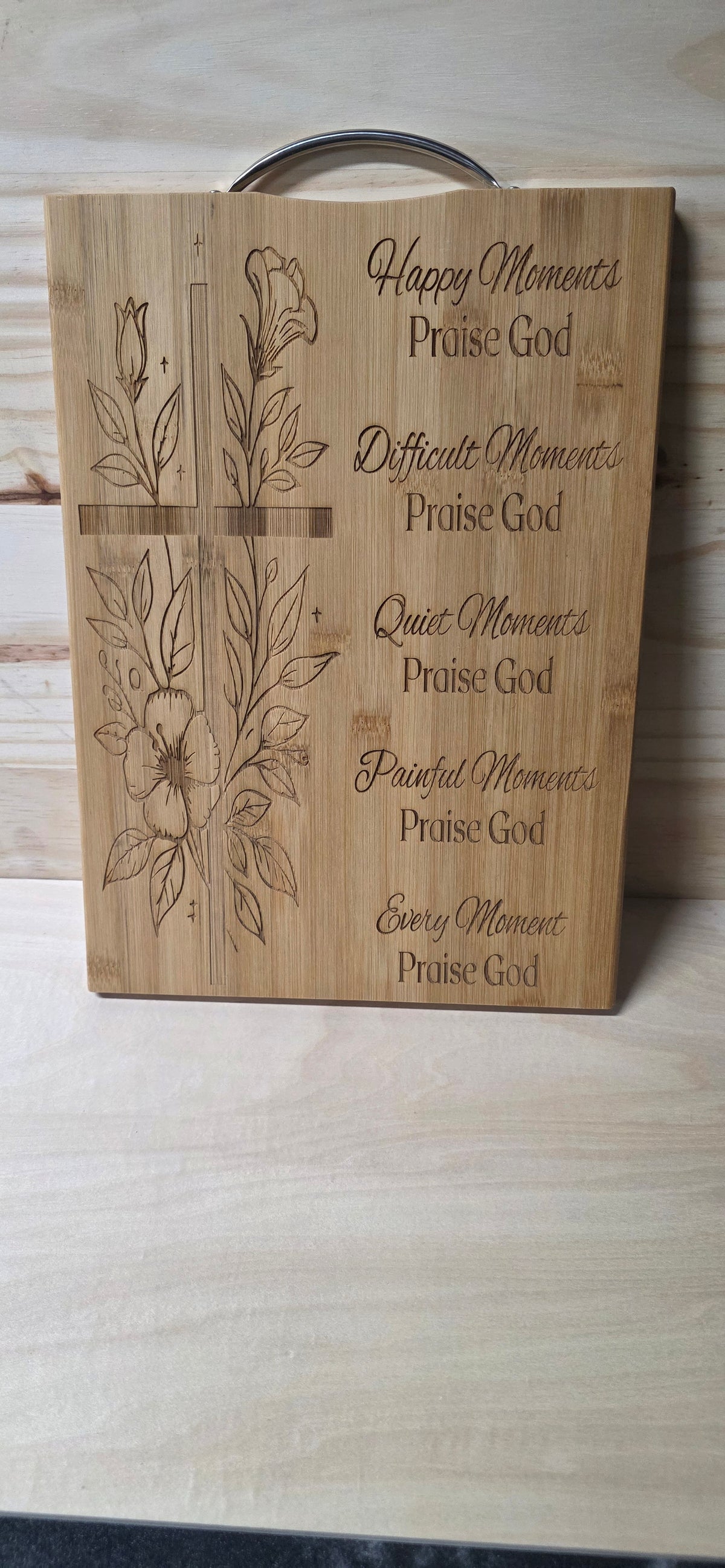Praise God Cutting Board