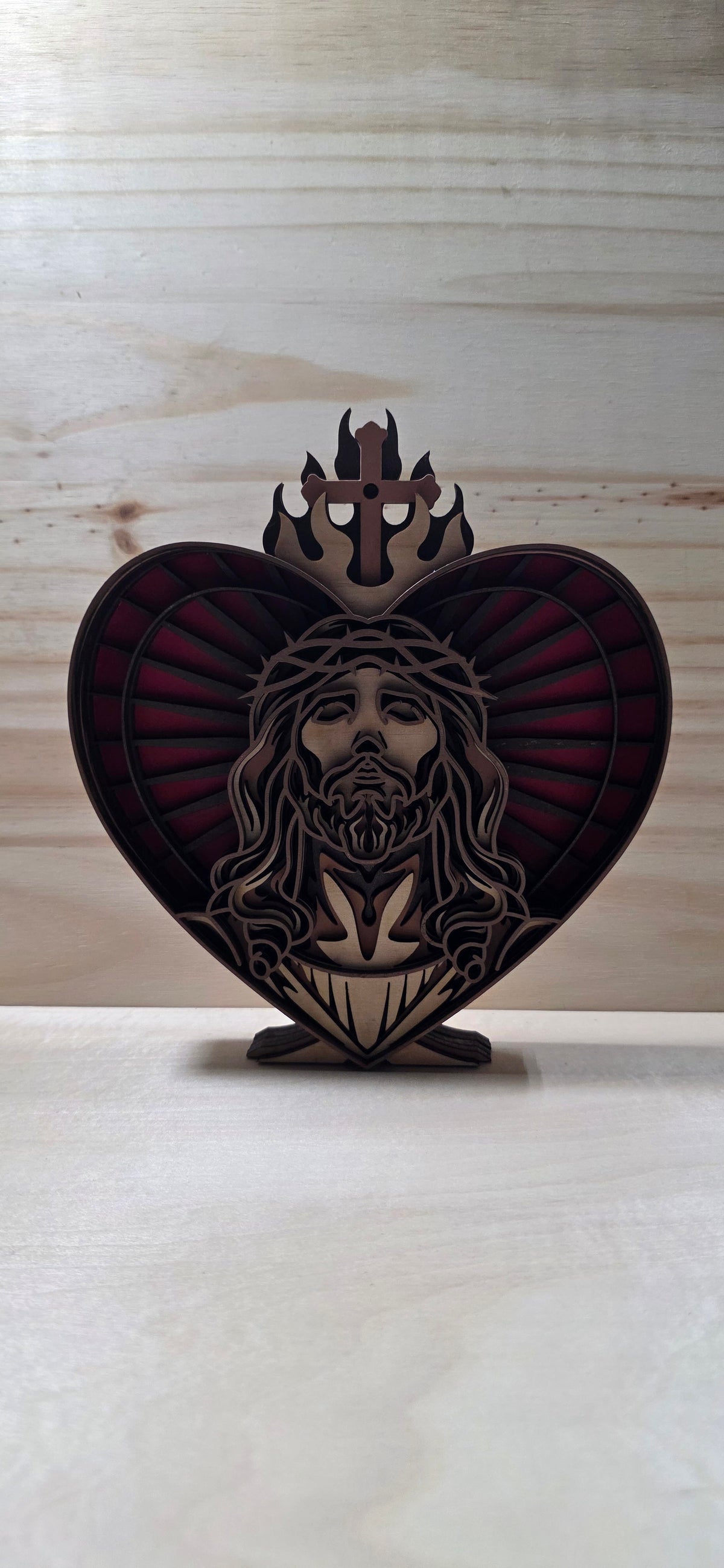 Layered Jesus Shelf Sitter