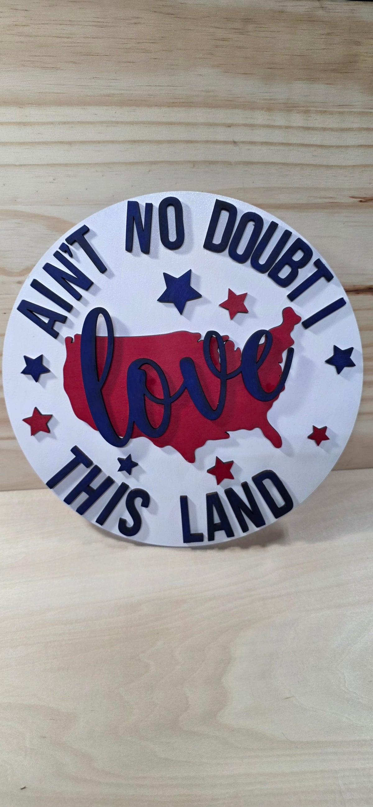 Love This Land Door Hanger
