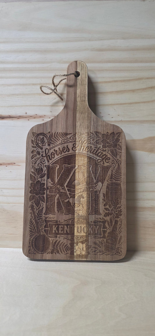 KY Horses & Heritage Mini Cutting Board