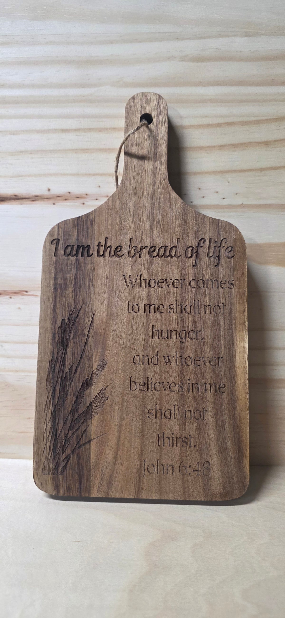 I Am The Bread of Life Mini Cutting Board