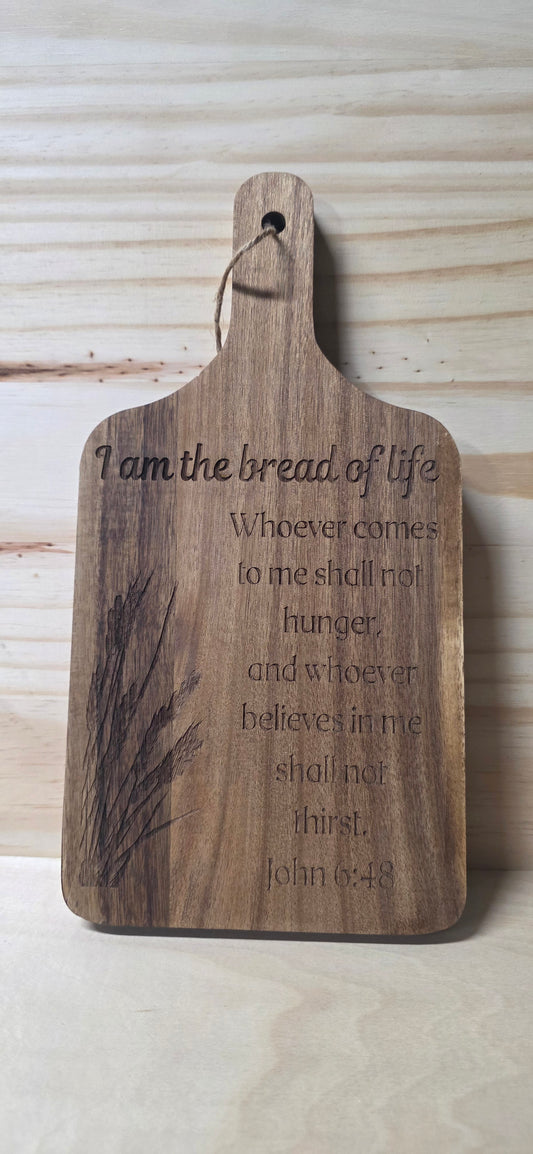 I Am The Bread of Life Mini Cutting Board