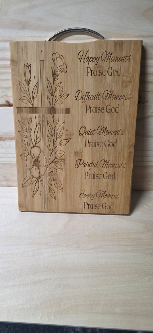 Praise God Cutting Board