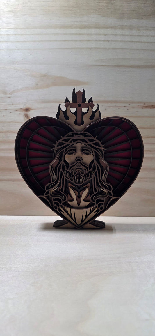 Layered Jesus Shelf Sitter