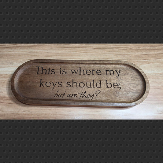 Where Keys Should Be Key Tray